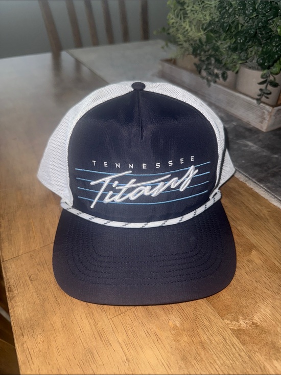 47 Other - Titans 47 Brand Navy & White Mesh Trucker Hat